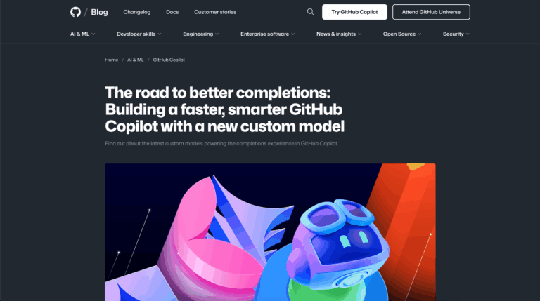 【最新】GitHub Copilot「激変」の最新カスタムモデル:受け入れ率12%増、レイテンシ35%削減を実現